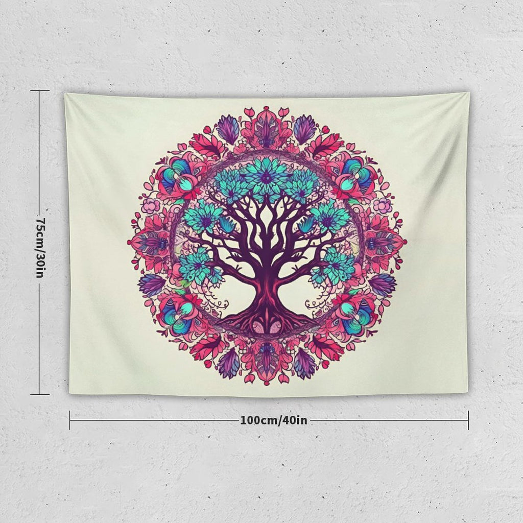 Tapiz de pared de árbol