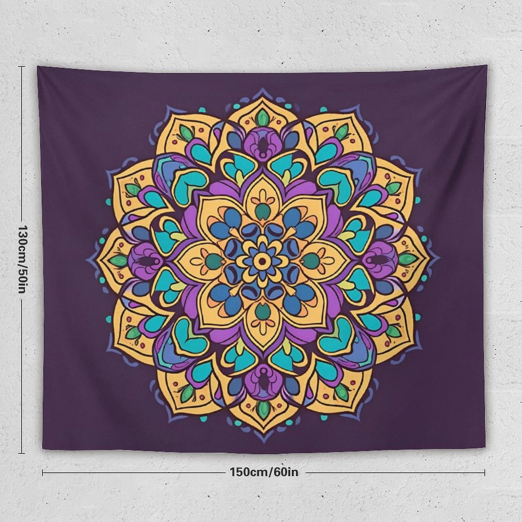 Tapiz de pared de flores