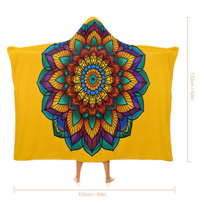 Sunflower Hooded Blanket