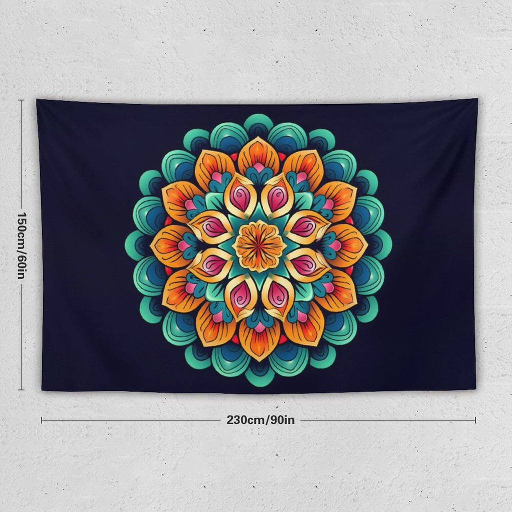Tapiz de pared de flores