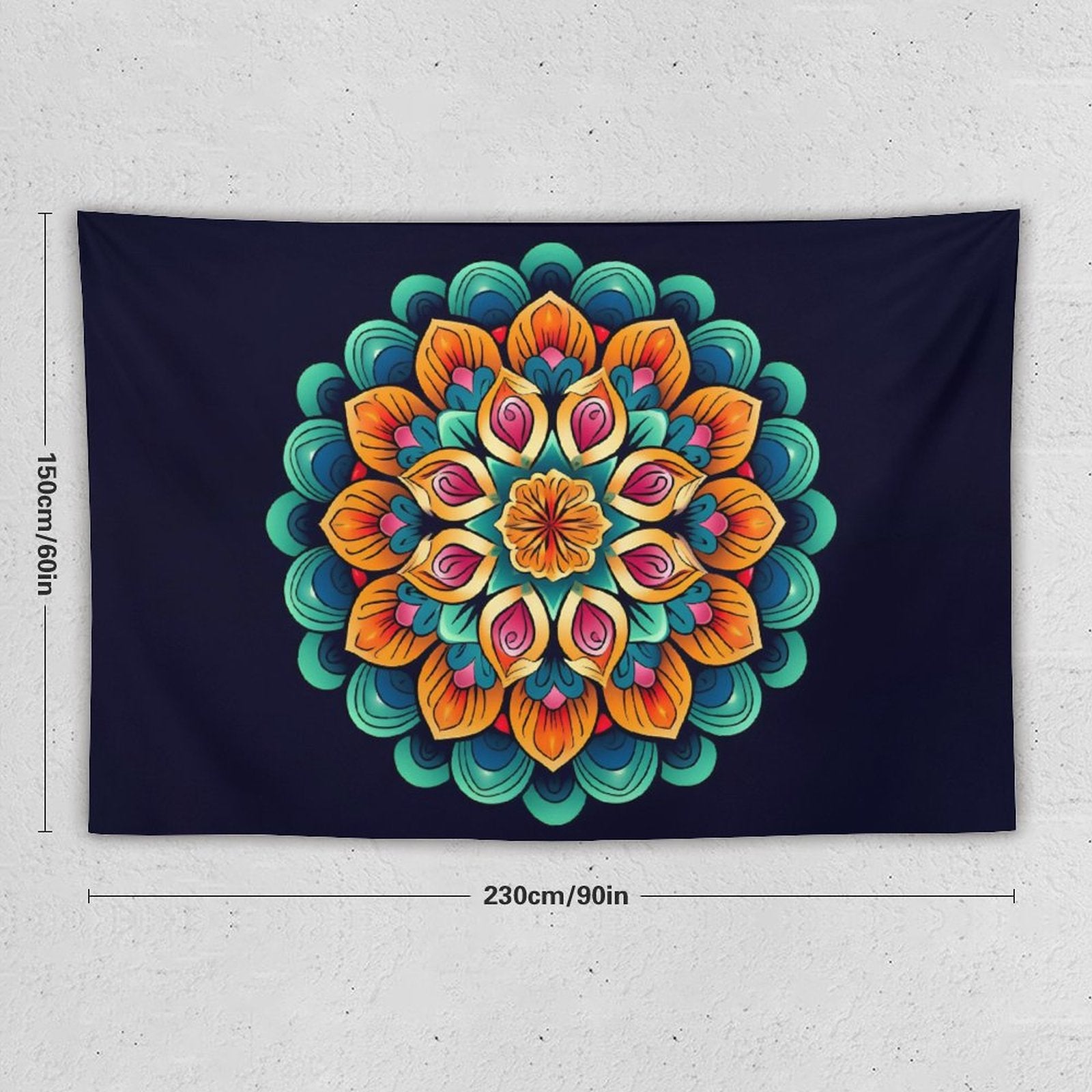 Tapiz de pared de flores