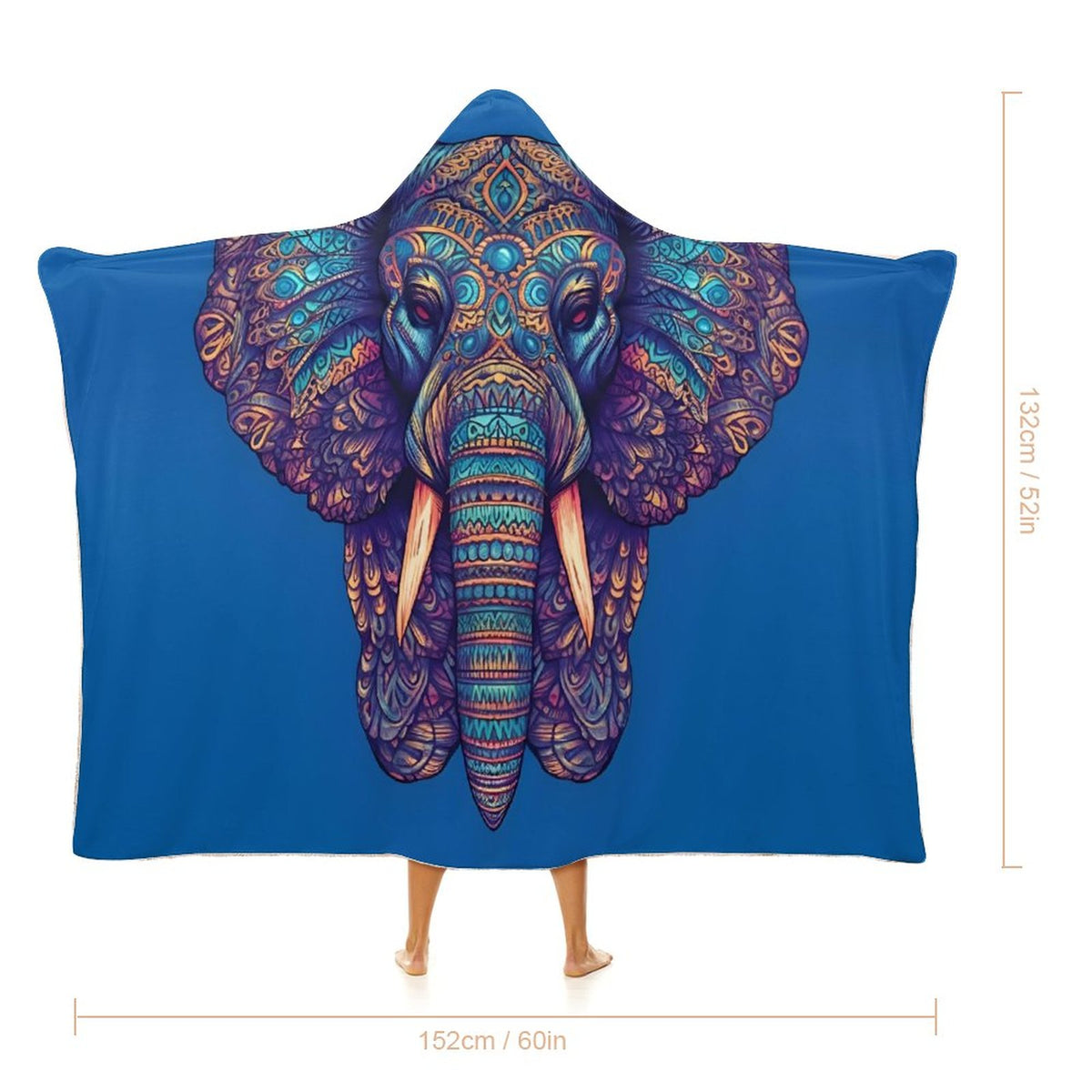 Elephant Hooded Blanket