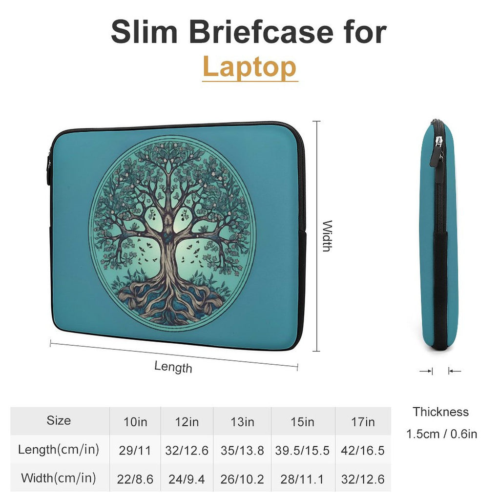 Funda para portátil con diseño de árbol
