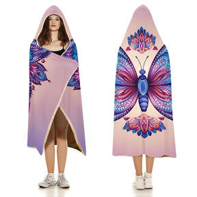 Butterfly Hooded Blanket