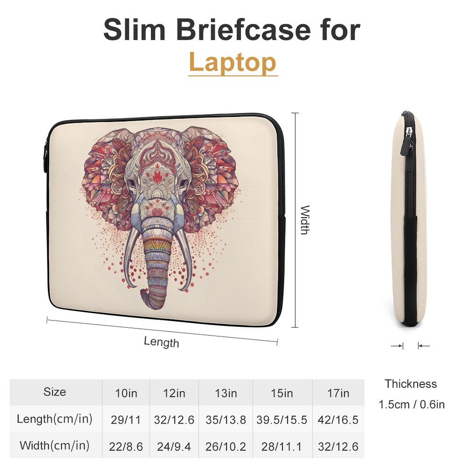 Elephant Laptop Sleeve