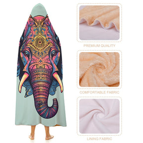 Elephant Hooded Blanket