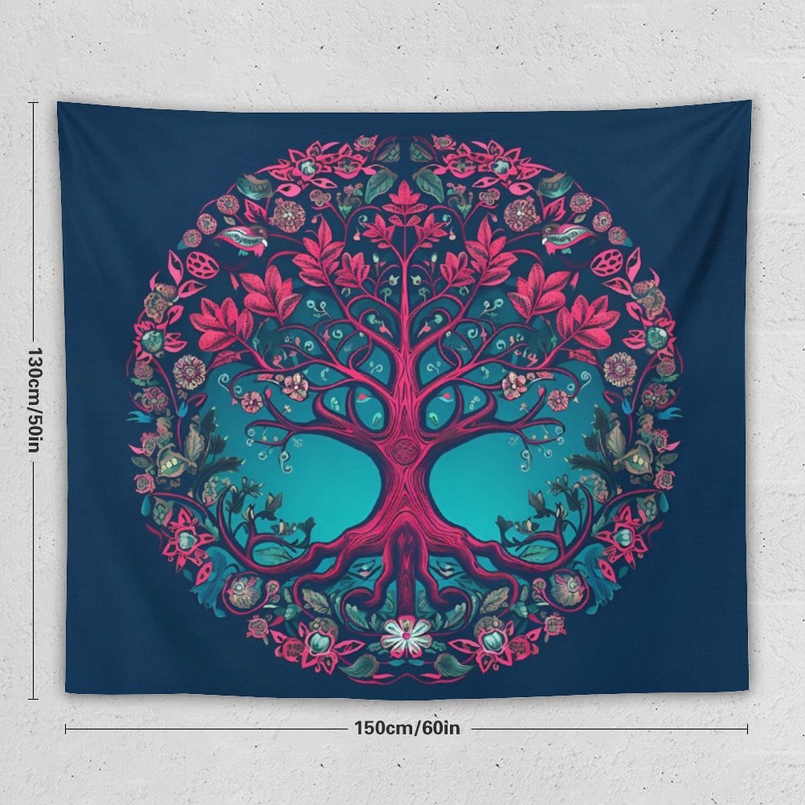 Tapiz de pared de árbol