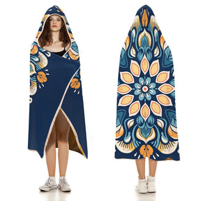 Flower Hooded Blanket