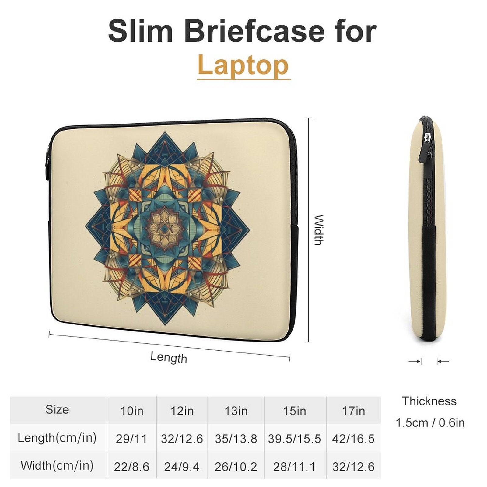 Geometric Laptop Sleeve