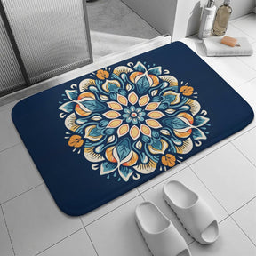 Flower Coral Velvet Rug