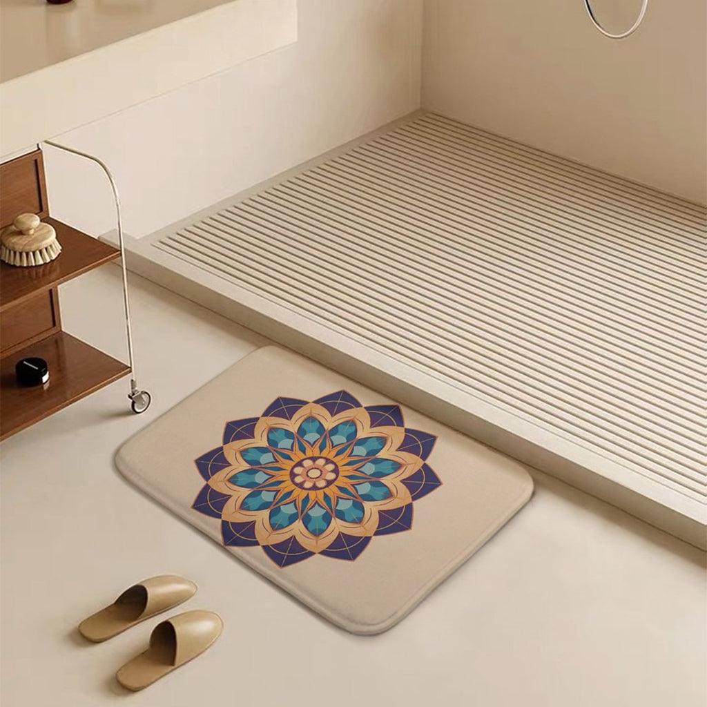 Alfombra de terciopelo coral Lotus
