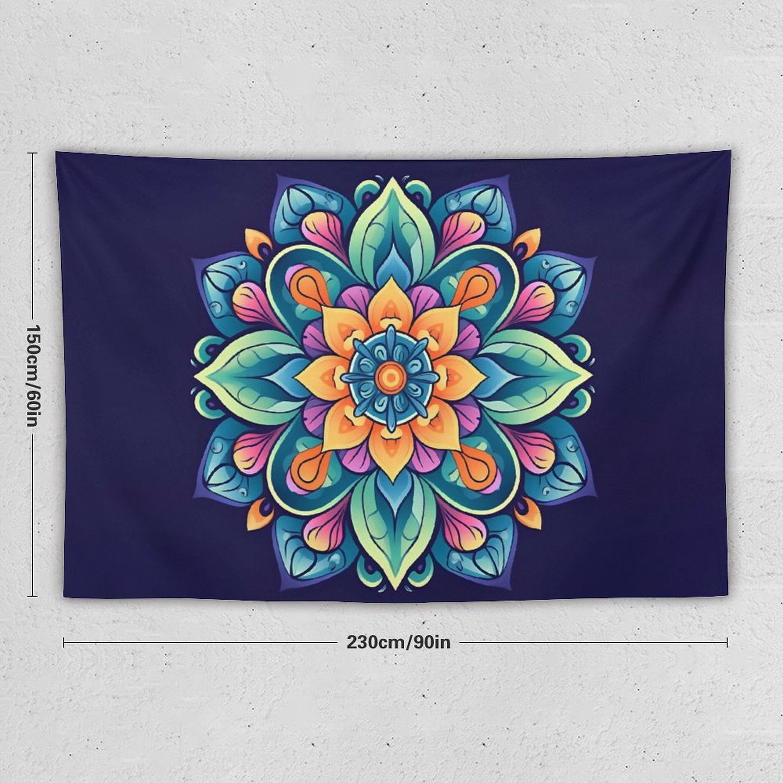 Tapiz de pared de flores