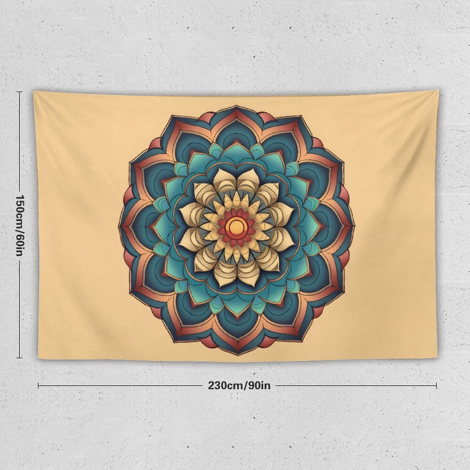 Tapiz de pared de loto