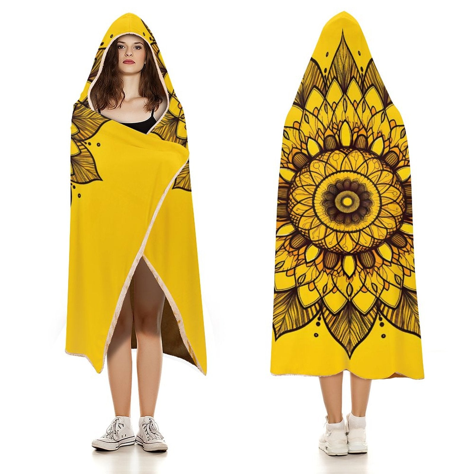 Sunflower Hooded Blanket