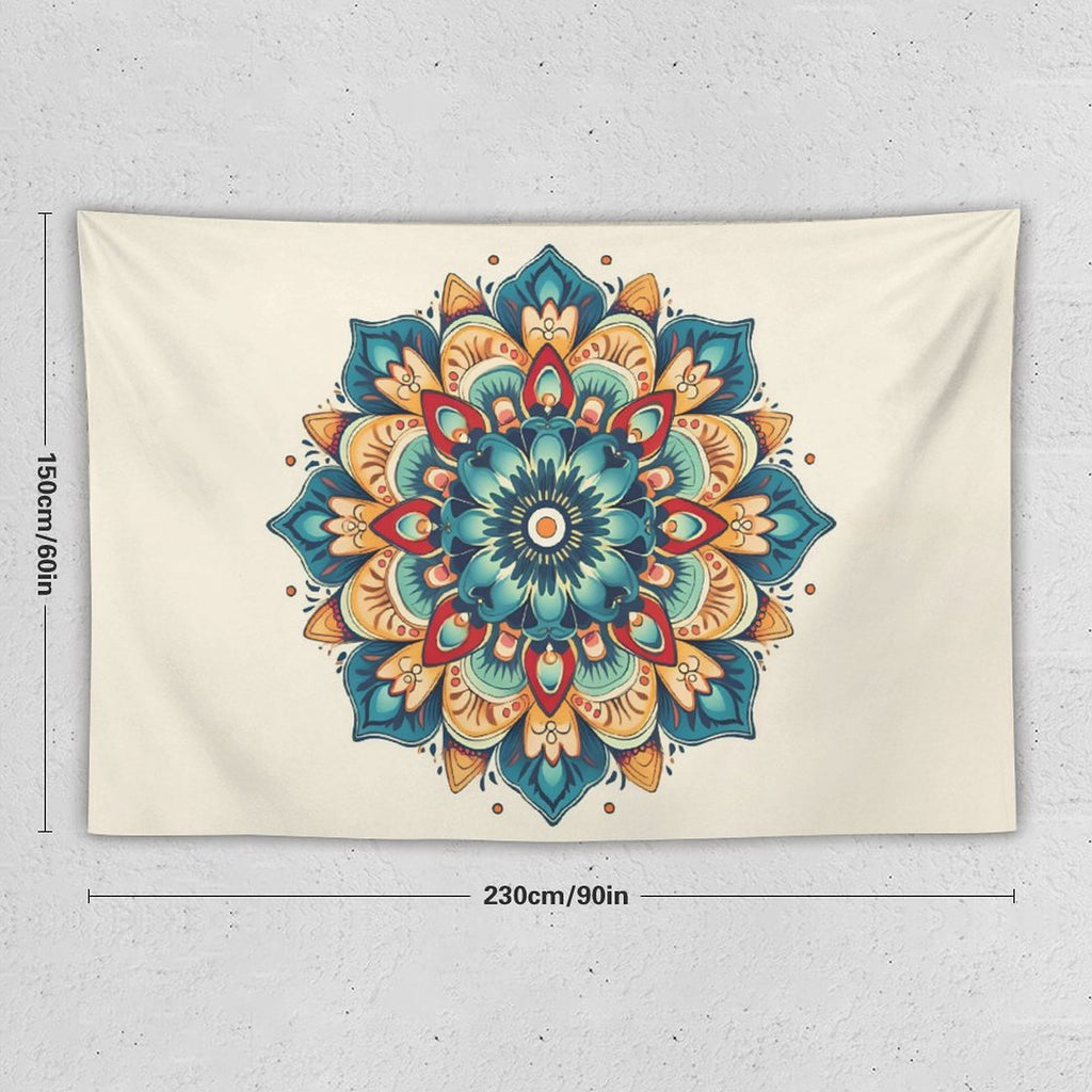 Tapiz de pared de flores