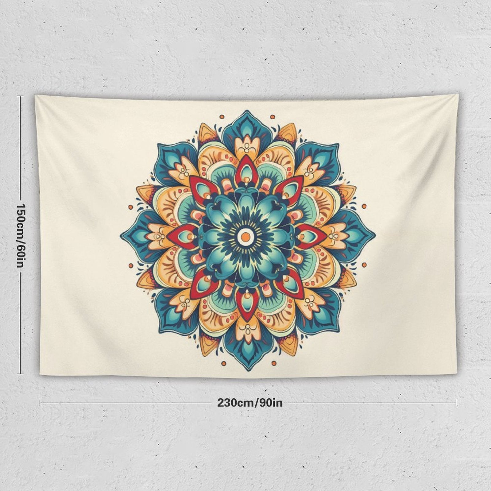 Tapiz de pared de flores