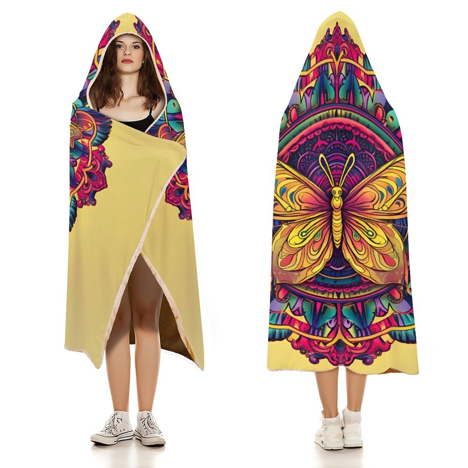 Butterfly Hooded Blanket