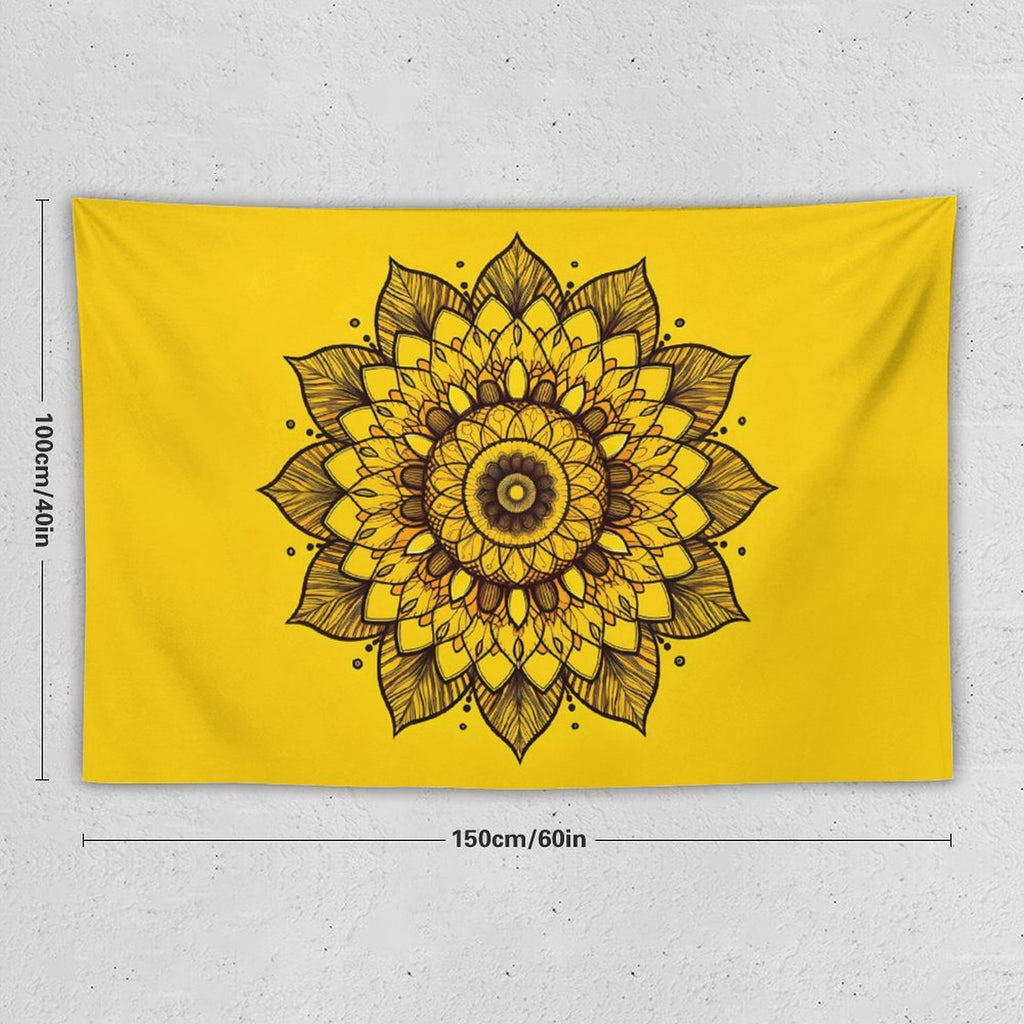 Tapiz de pared de girasoles