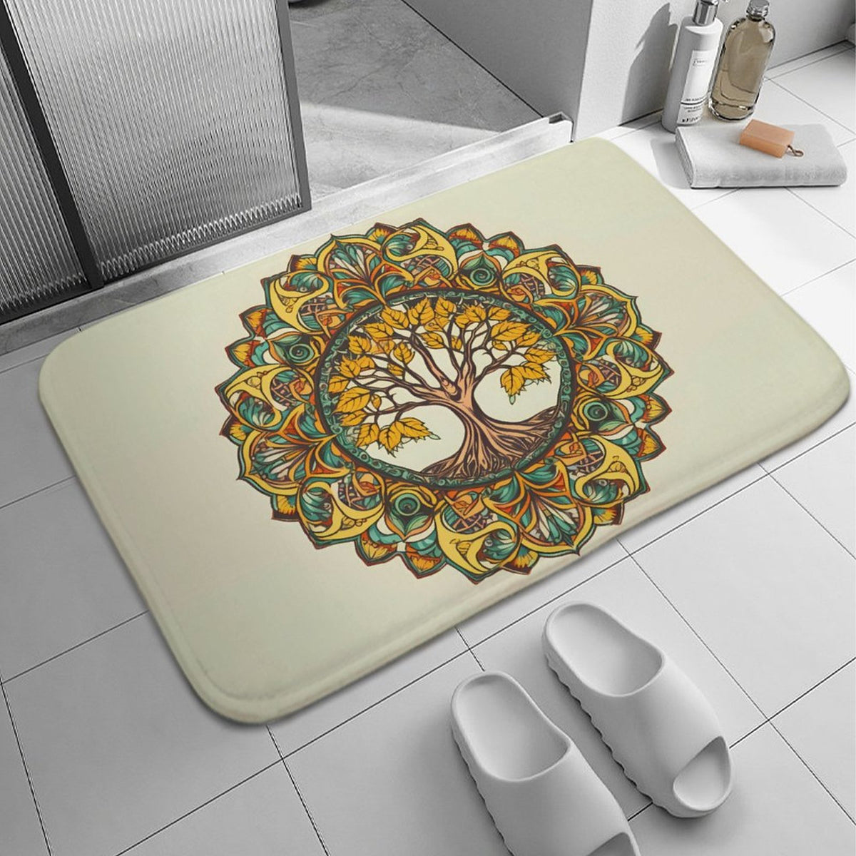 Tree Coral Velvet Rug