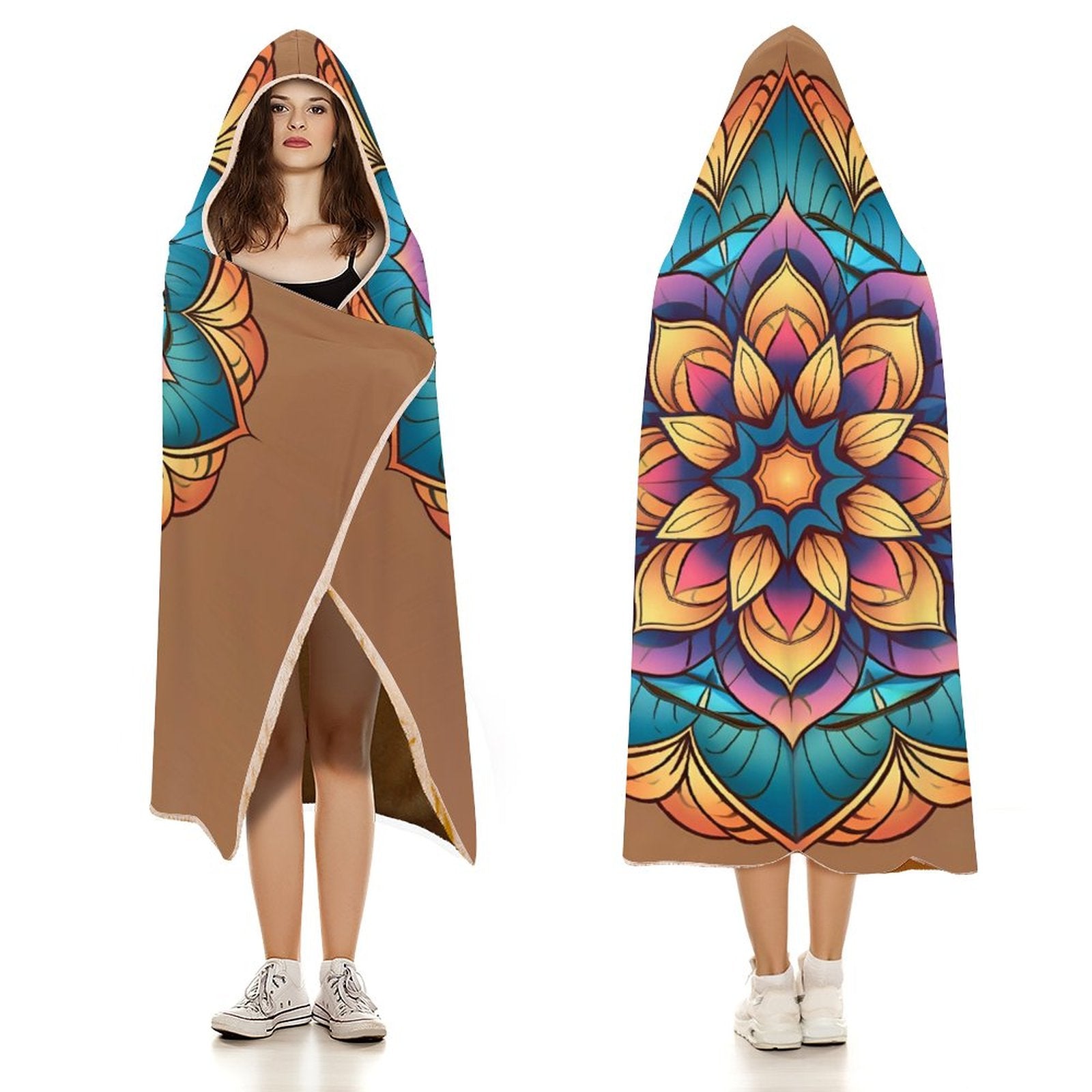 Manta con capucha Lotus