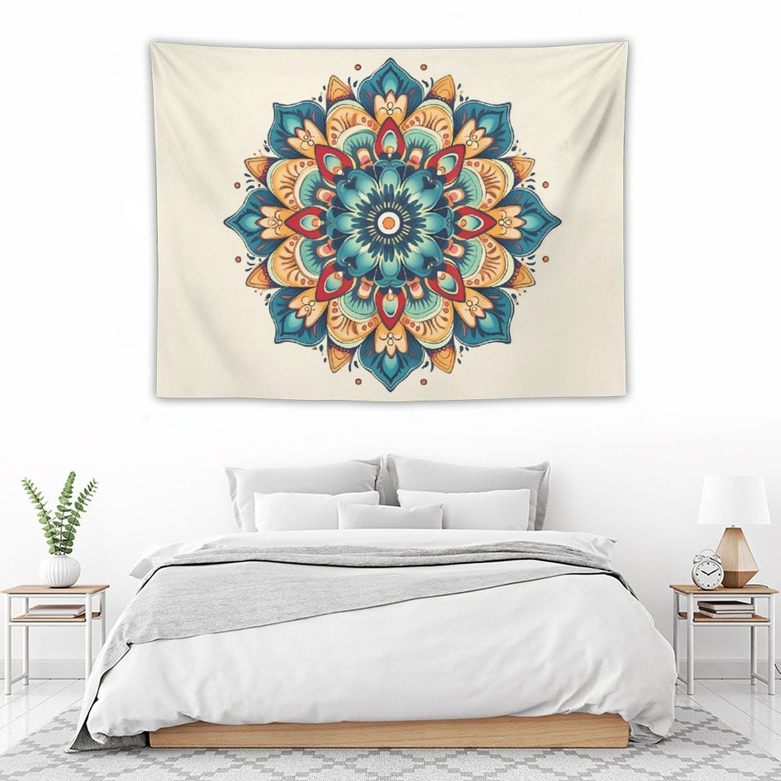 Tapiz de pared de flores