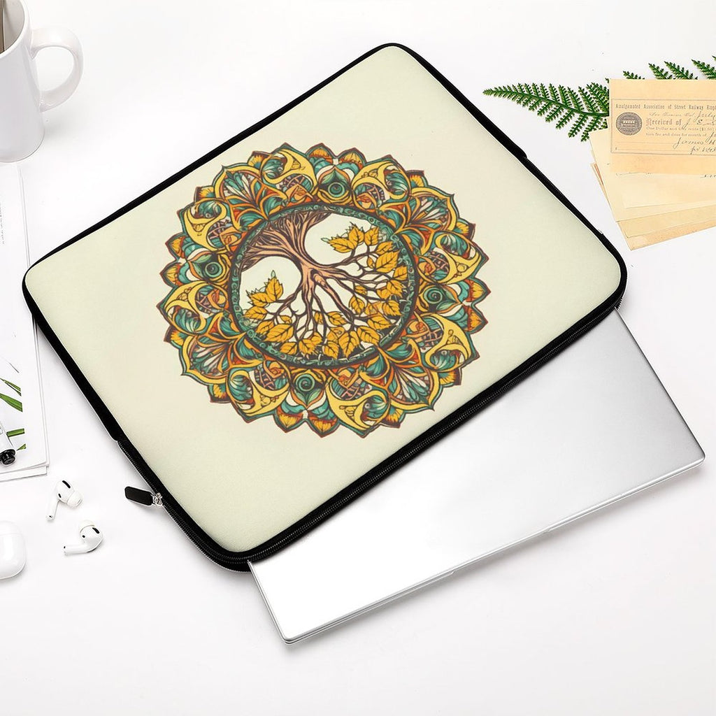 Funda para portátil con diseño de árbol