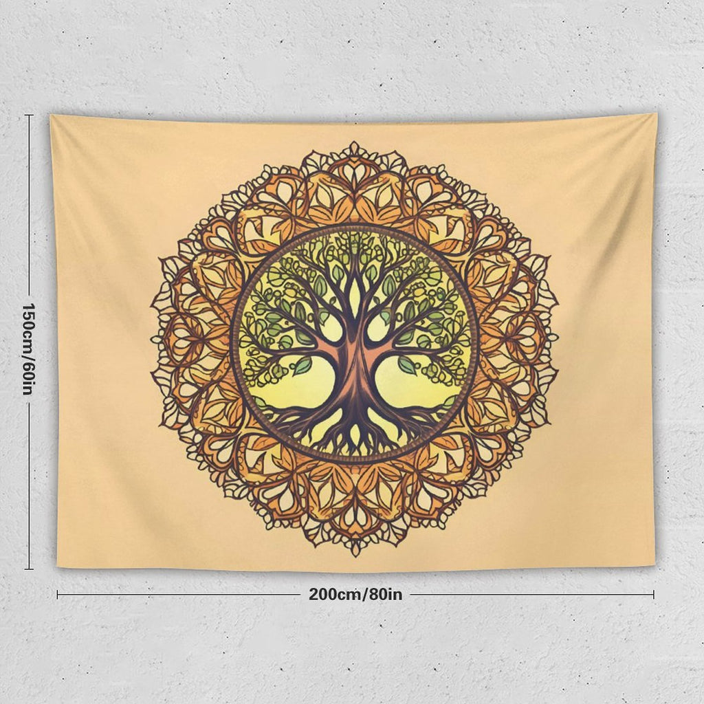 Tapiz de pared de árbol