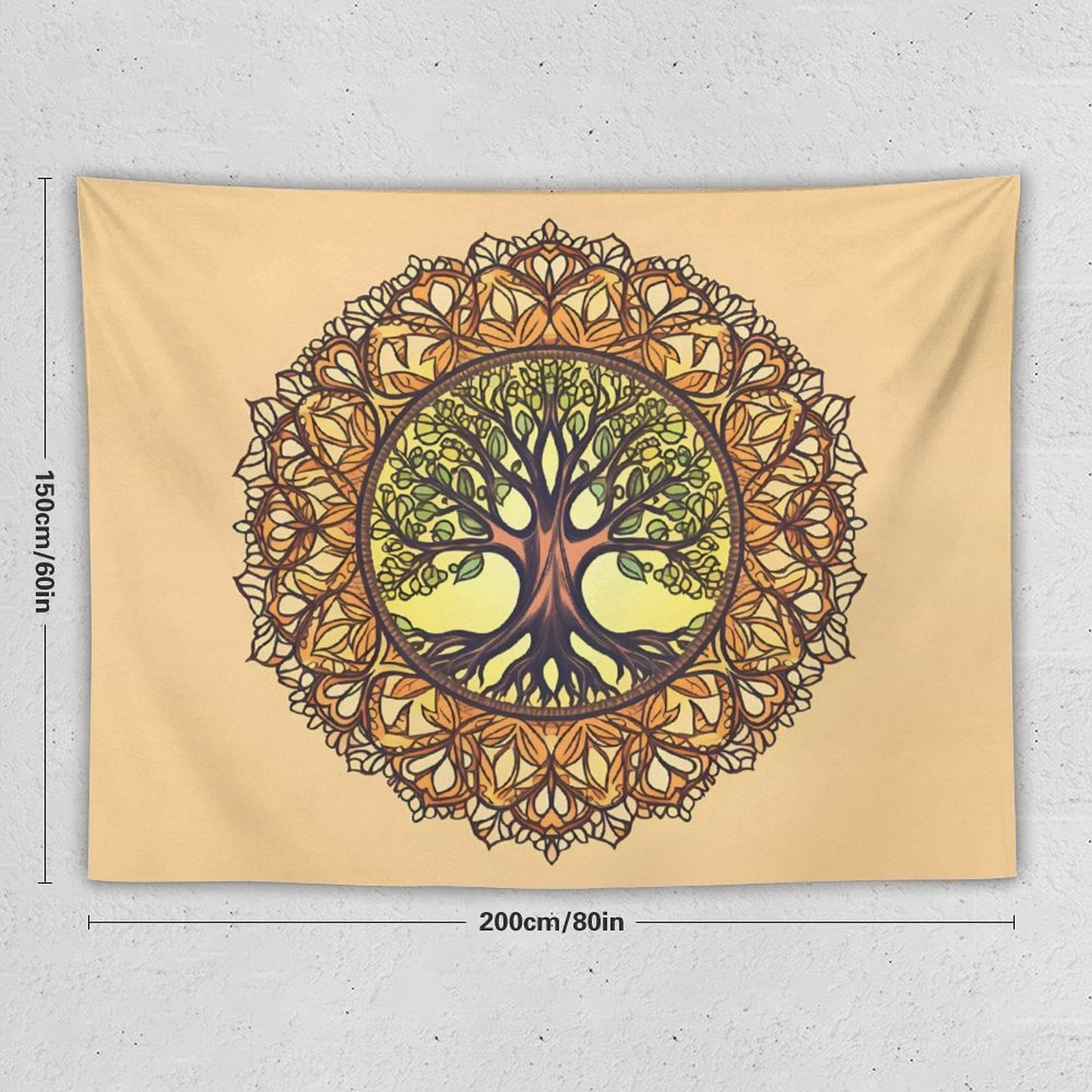 Tapiz de pared de árbol