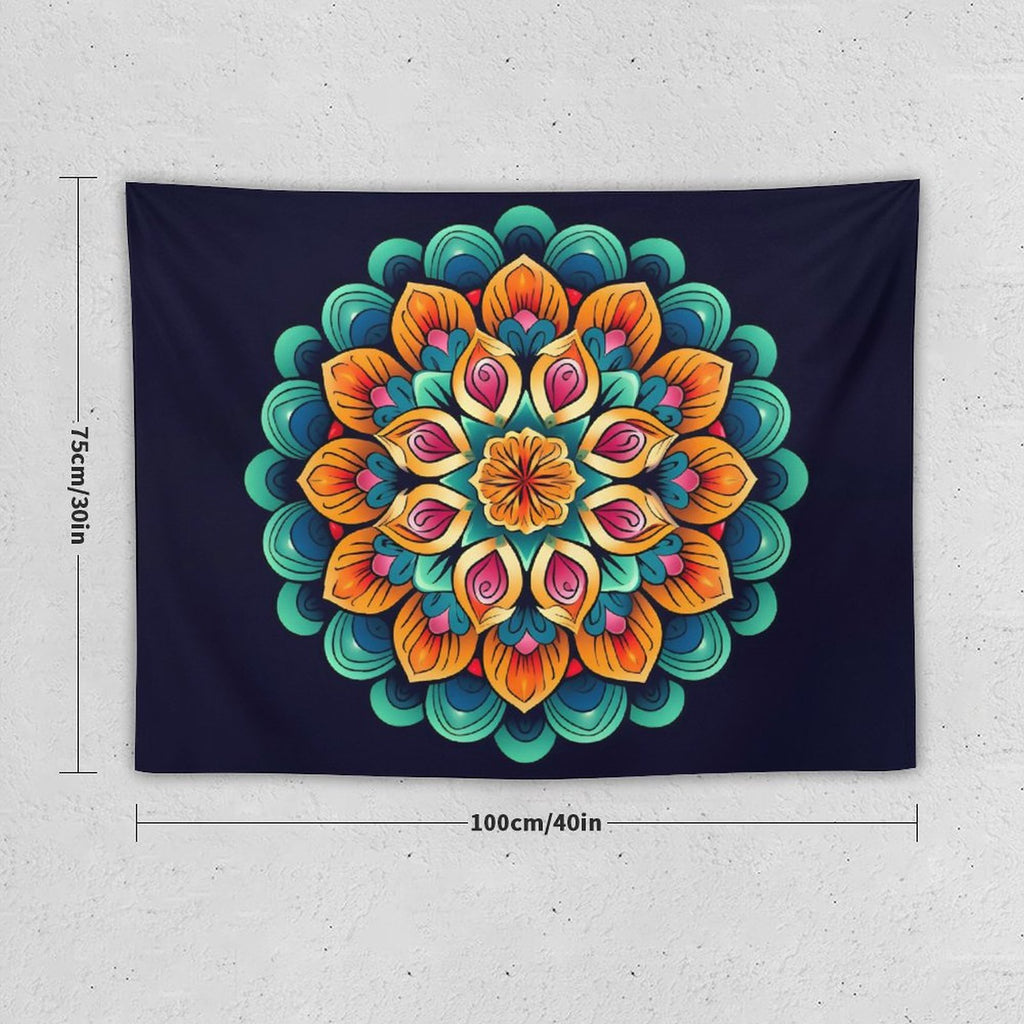 Tapiz de pared de flores