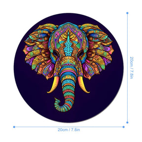 Elephant Round Mouse Pad