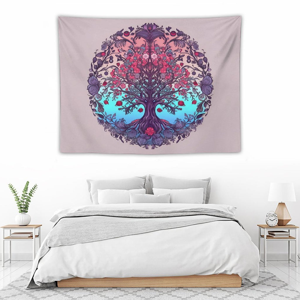 Tapiz de pared de árbol