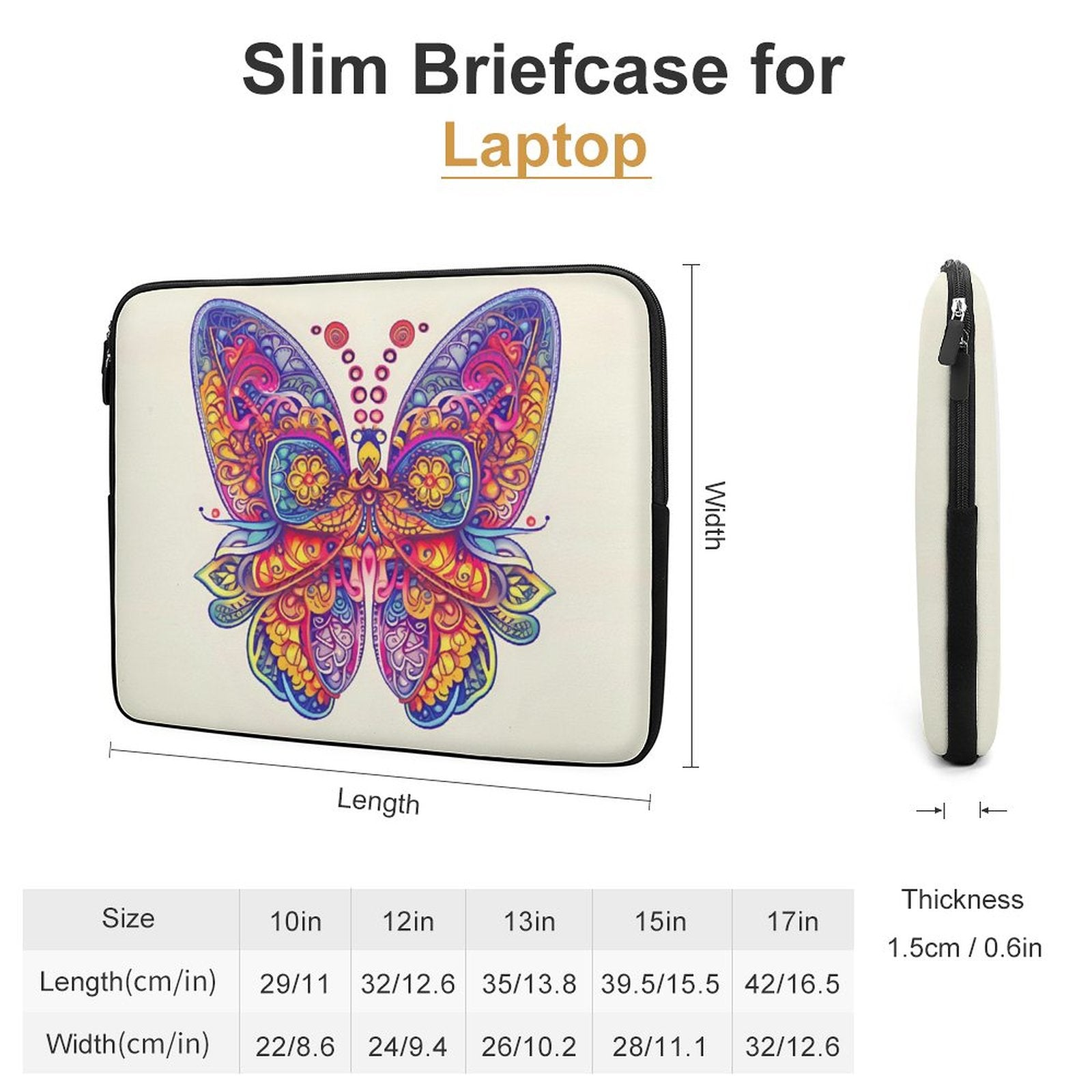 Butterfly Laptop Sleeve