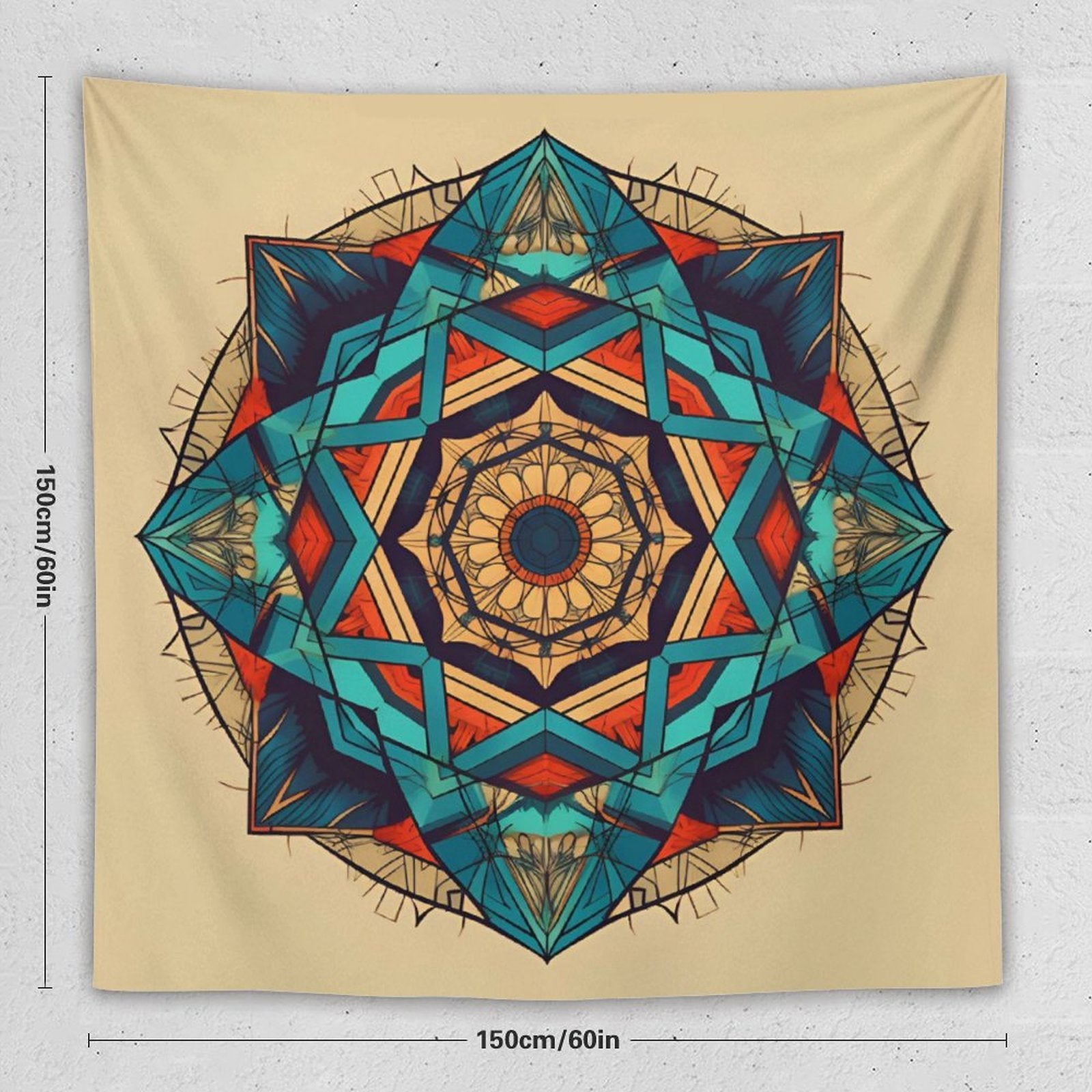 Geometric Wall Tapestry