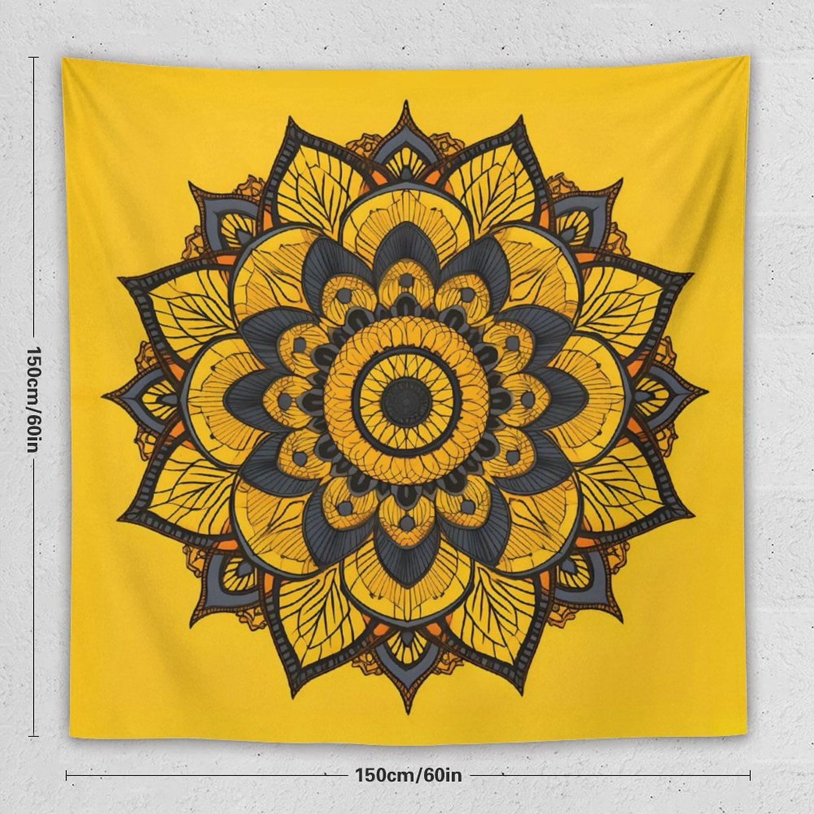 Tapiz de pared de girasoles