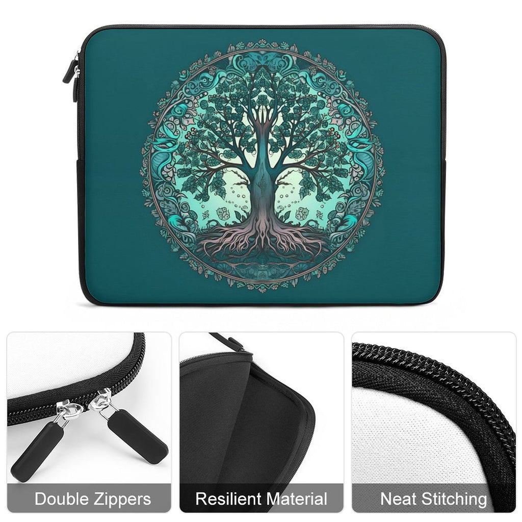 Funda para portátil con diseño de árbol