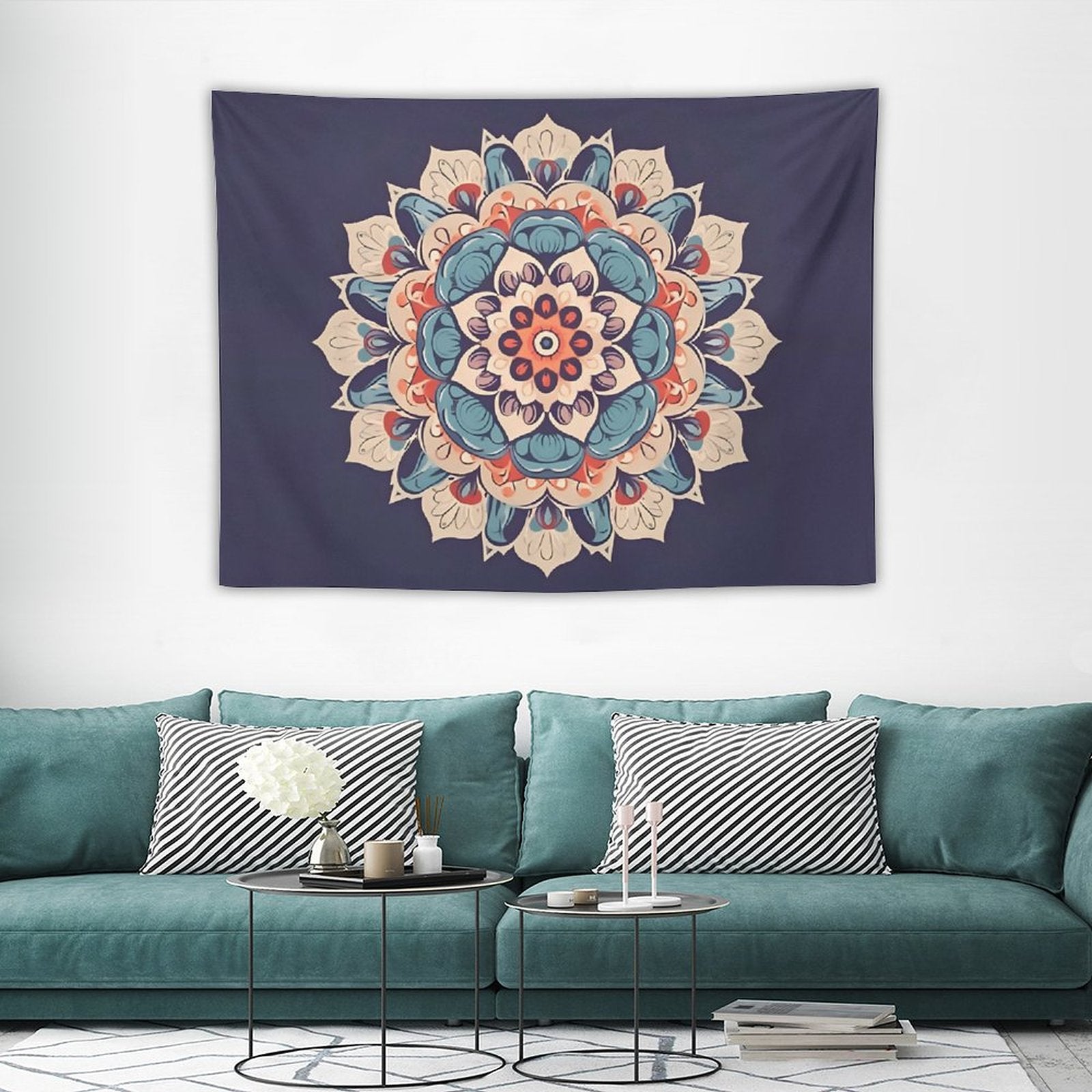 Tapiz de pared de flores