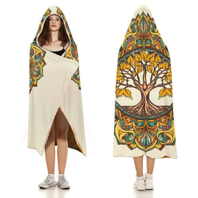 Tree Hooded Blanket