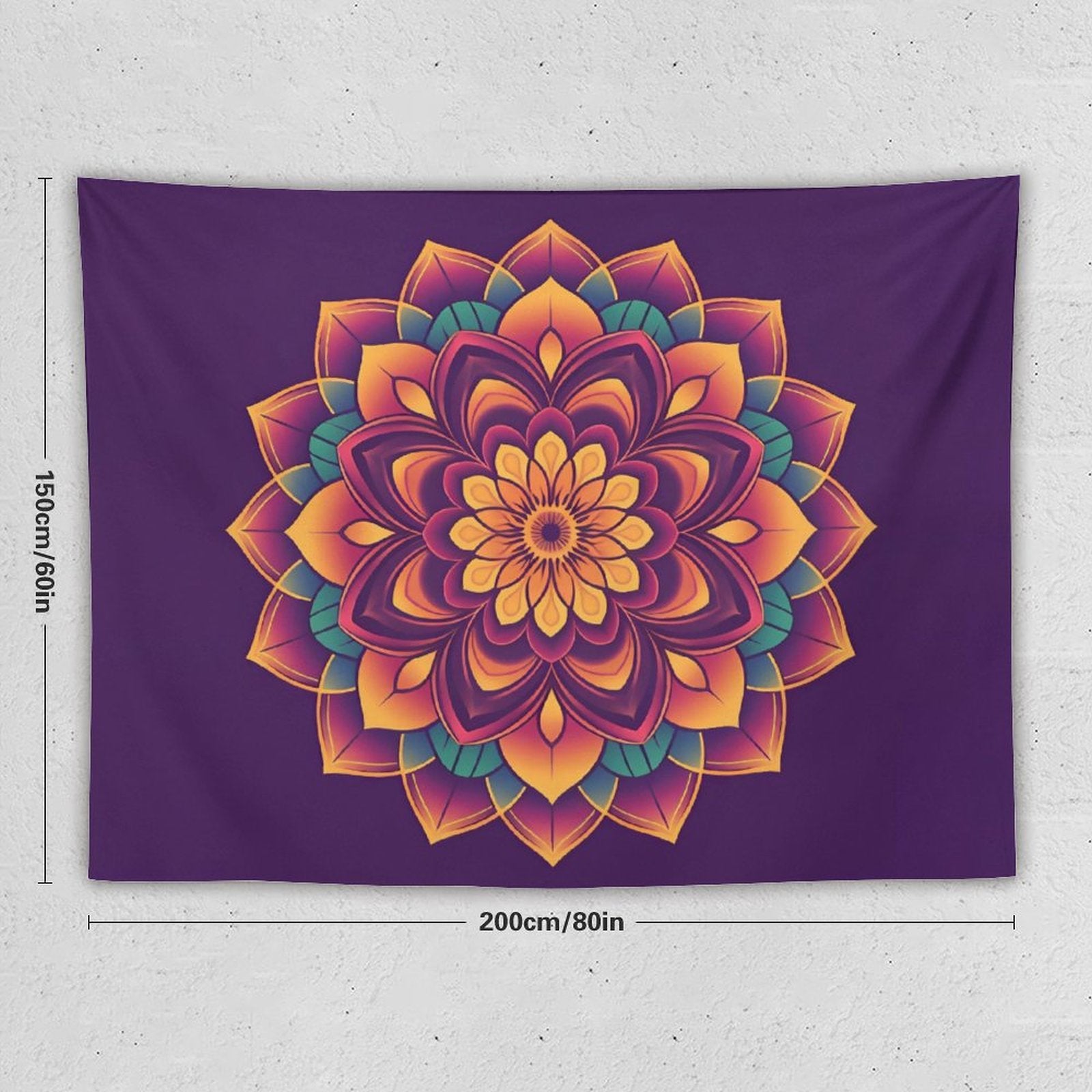 Tapiz de pared de loto