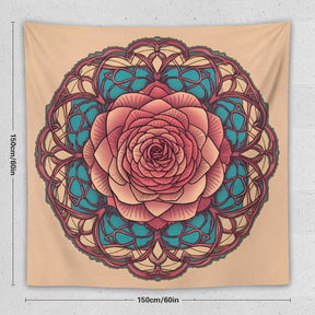 Rose Wall Tapestry