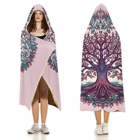 Tree Hooded Blanket