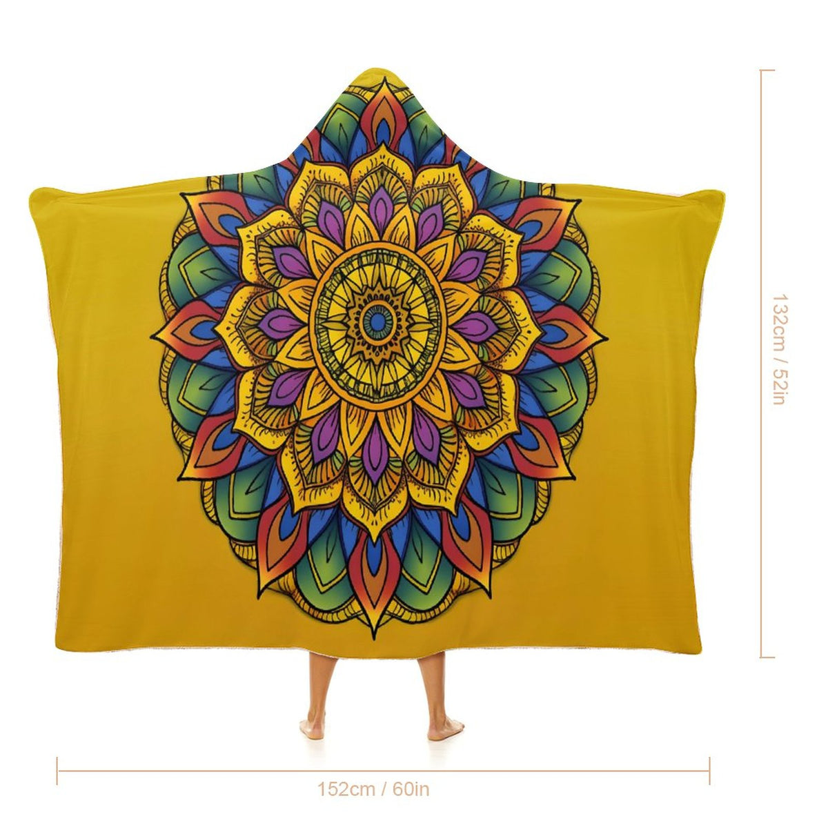 Sunflower Hooded Blanket