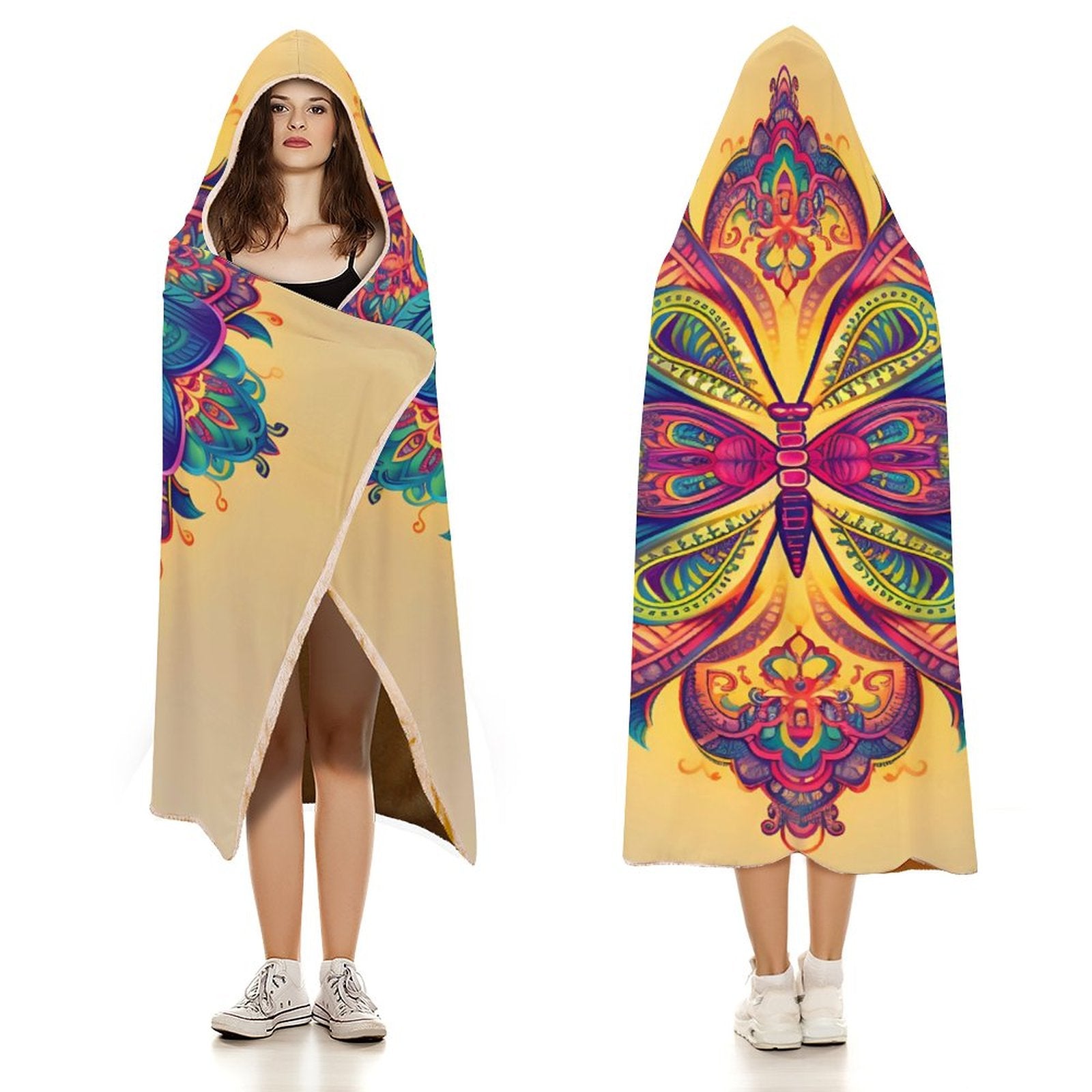 Butterfly Hooded Blanket