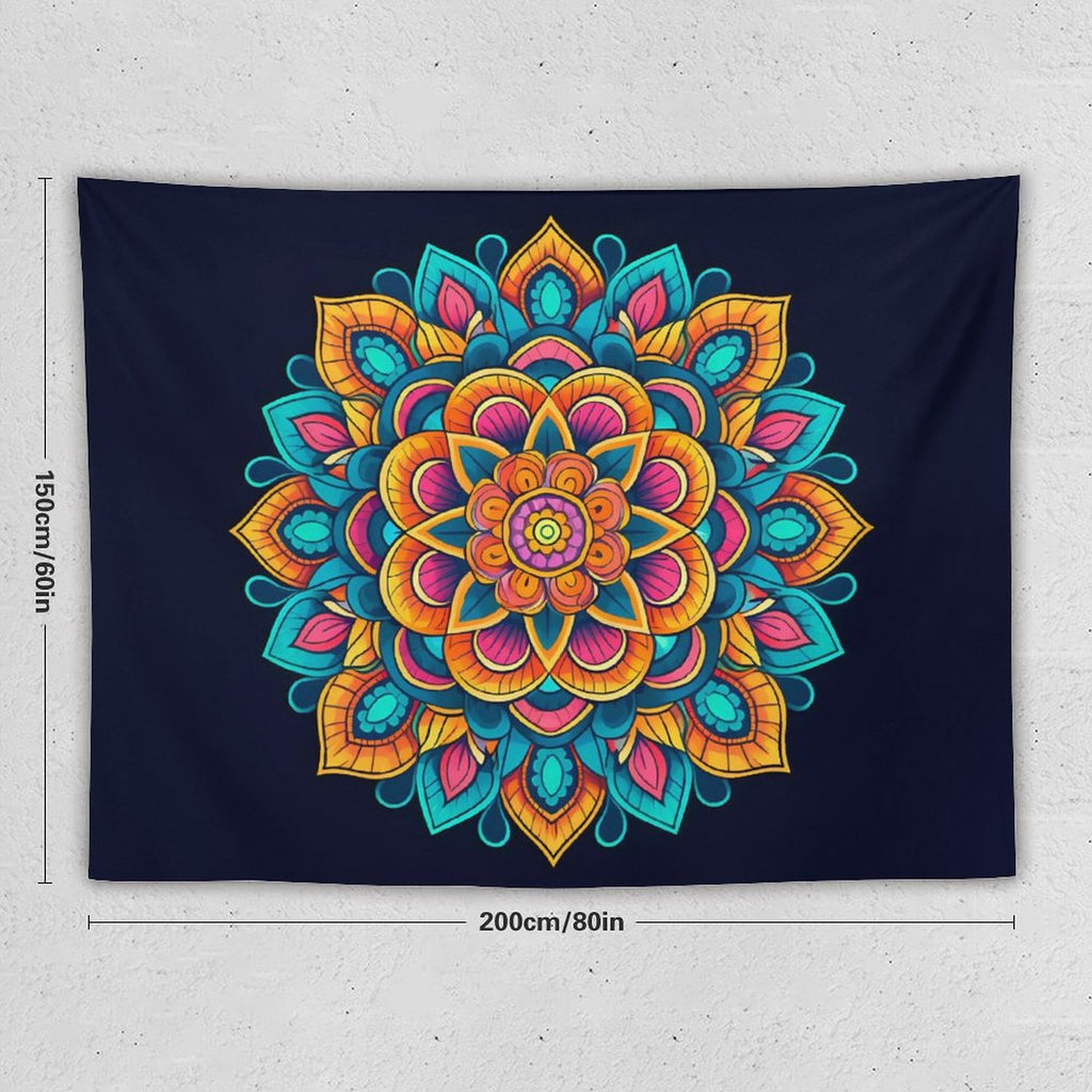 Tapiz de pared de flores