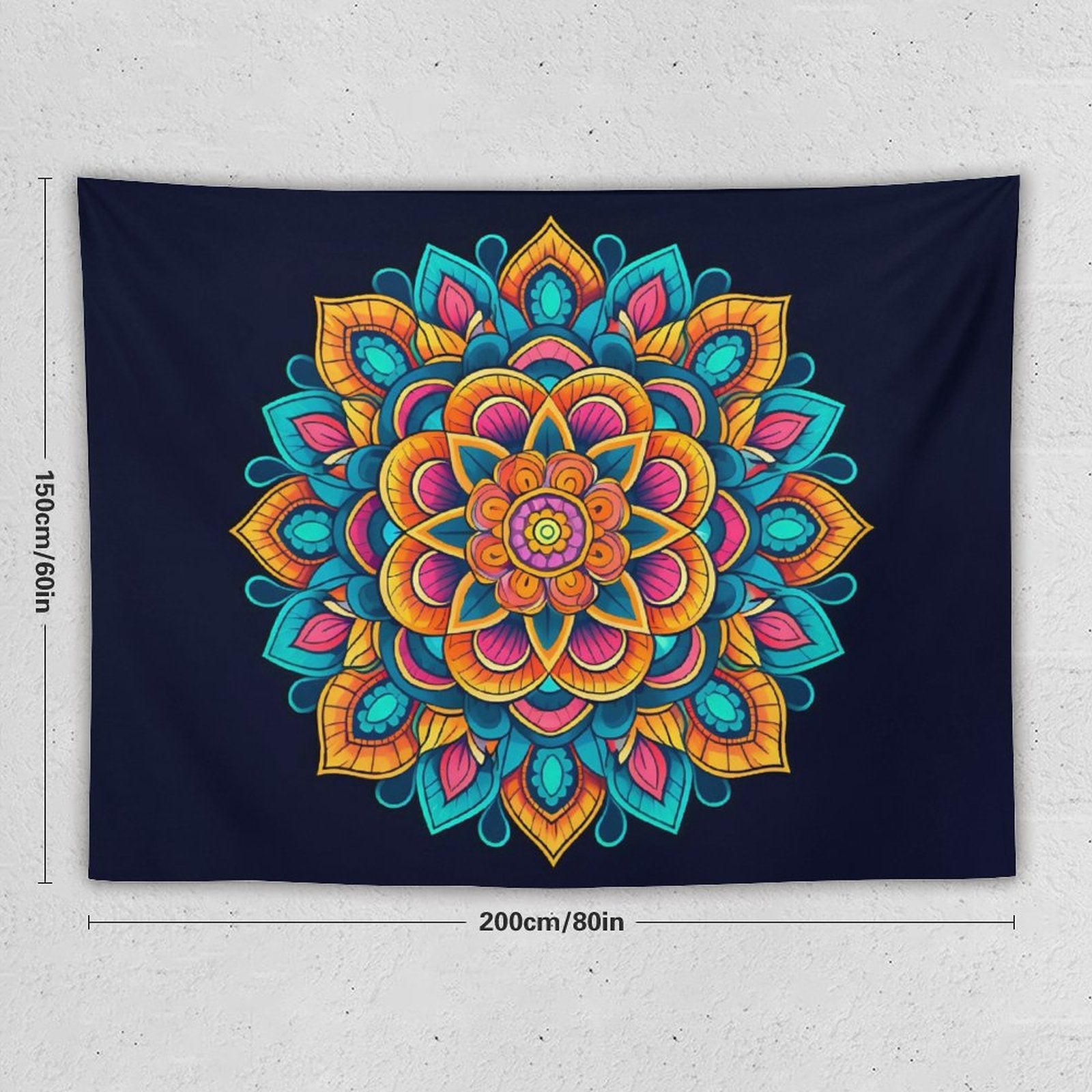 Tapiz de pared de flores