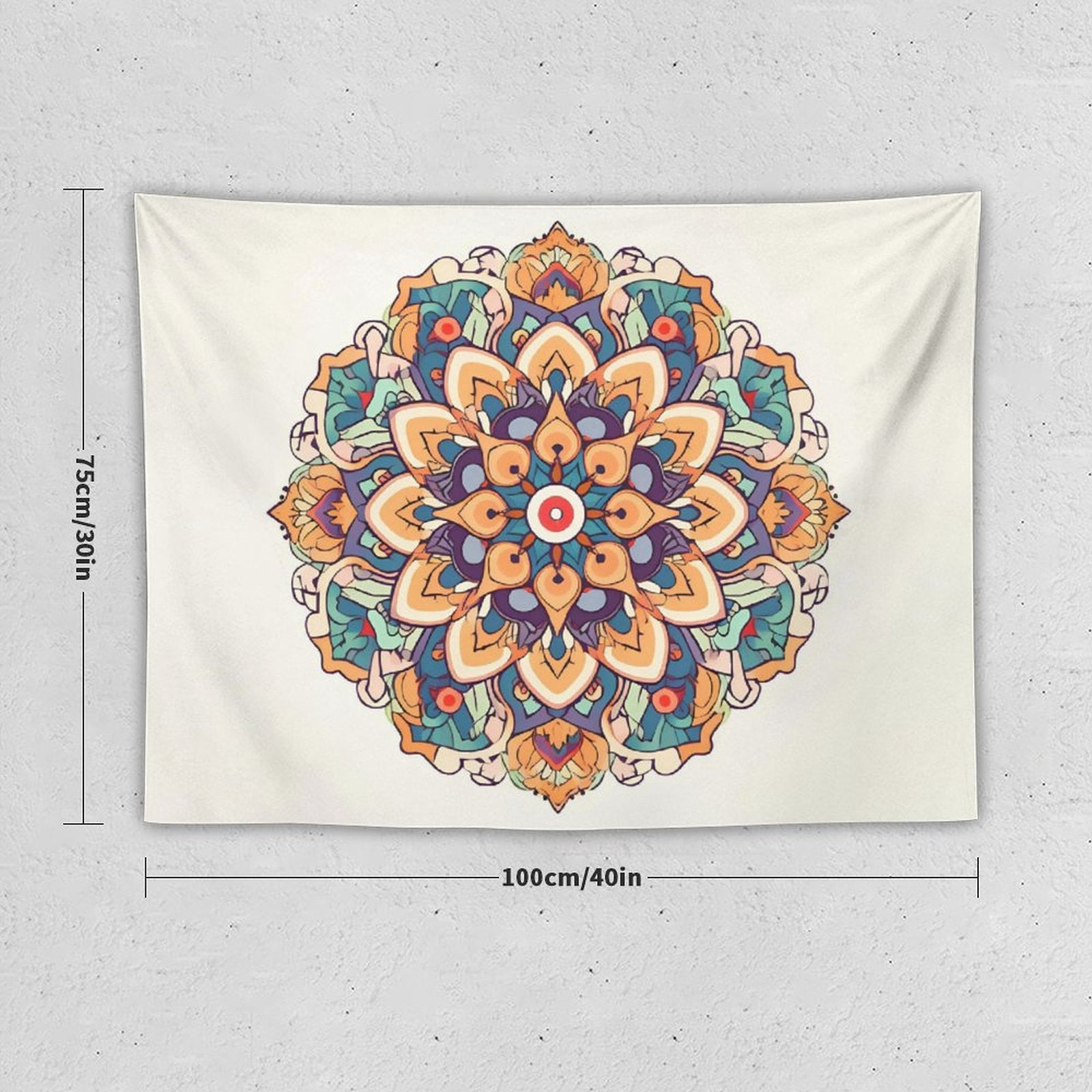 Tapiz de pared de flores