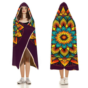 Sunflower Hooded Blanket