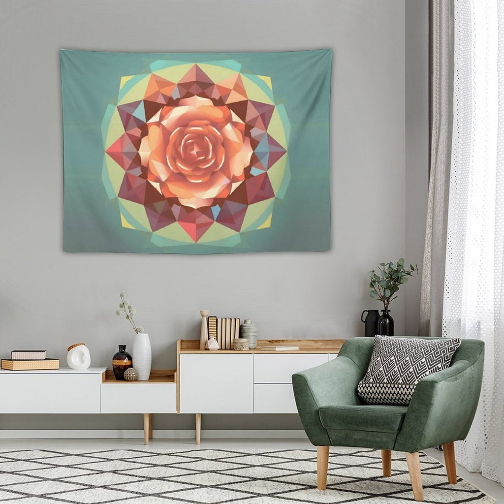 Tapiz de pared de rosas