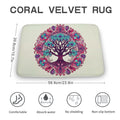 Tree Coral Velvet Rug