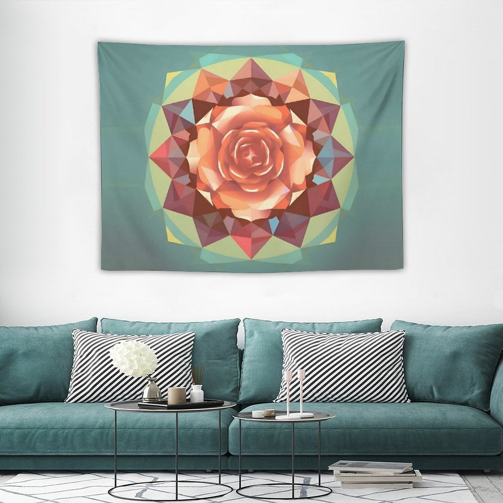 Tapiz de pared de rosas