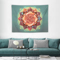 Tapiz de pared de rosas